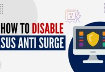 How To Disable Asus Anti Surge
