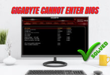 Gigabyte Cannot Enter BIOS